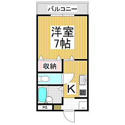 間取図画像 1K