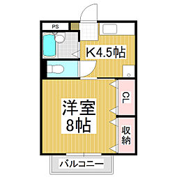 間取図画像 1K
