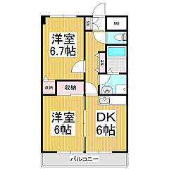 物件の間取り