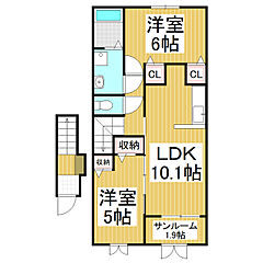 物件の間取り