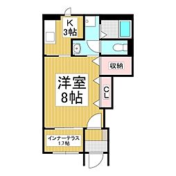 仮)松本市埋橋新築 1Kの間取図画像