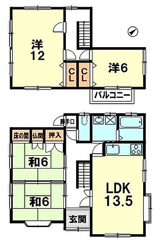 間取り 彦根市中藪2丁目