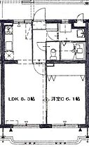 潮マンション 302 ｜ 宮崎県宮崎市大字島之内（賃貸マンション1LDK・3階・43.50㎡） その2