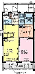間取図画像 1LDK