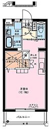 TheApartmentHiKaRi ワンルームの間取図画像