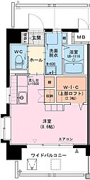 Caron旭通り ワンルームの間取図画像