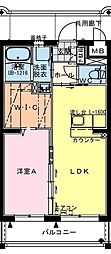 (仮称)小松SPマンション 1LDKの間取図画像