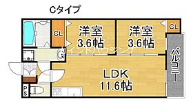 AVENIR住之江  ｜ 大阪府大阪市住之江区西住之江３丁目（賃貸アパート2LDK・1階・41.92㎡） その2