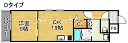 間取図画像 1DK