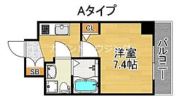 FDSCourtFelice 1Kの間取図画像