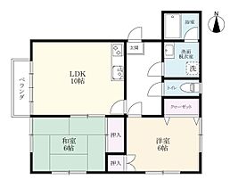 ミツルハウス12 2-D ｜ 佐賀県小城市牛津町下砥川（賃貸アパート2LDK・2階・54.48㎡） その2