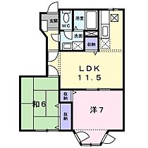 エスト・ソレイユ D101 ｜ 佐賀県小城市三日月町久米（賃貸アパート2LDK・1階・53.51㎡） その2