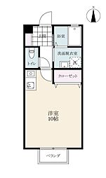 パレスI・T ワンルームの間取図画像