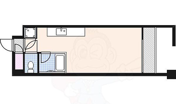 クレイタスパーク4 ｜愛知県名古屋市北区東長田町２丁目(賃貸マンション1R・3階・25.00㎡)の写真 その2