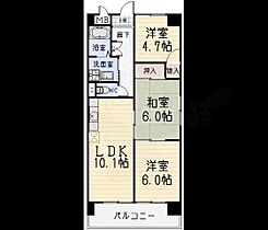 キャピタルシティ苗田  ｜ 愛知県名古屋市北区如意２丁目（賃貸マンション3LDK・2階・60.50㎡） その2