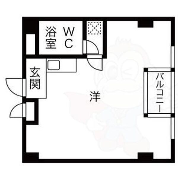 フィールドシティ新栄第一 ｜愛知県名古屋市中区新栄２丁目(賃貸マンション1R・6階・30.42㎡)の写真 その2