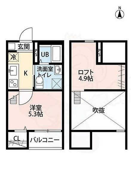 コンフォート上高畑 ｜愛知県名古屋市中川区上高畑１丁目(賃貸アパート1K・1階・20.68㎡)の写真 その2