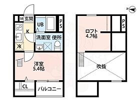 CLASSY STYLE（クラッシースタイル）  ｜ 愛知県名古屋市北区辻町２丁目89-1番（賃貸アパート1K・2階・21.22㎡） その2