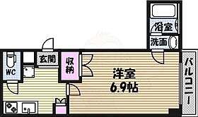 愛知県名古屋市中村区則武本通２丁目（賃貸マンション1K・2階・24.30㎡） その2