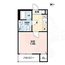 愛知県名古屋市中村区畑江通４丁目（賃貸アパート1K・3階・24.96㎡） その2