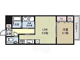 愛知県名古屋市西区中小田井２丁目（賃貸マンション1LDK・3階・46.00㎡） その2