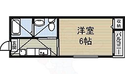 ヒロアーカ新守山 2階1Kの間取り