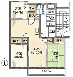 三日月住宅3号棟 4階