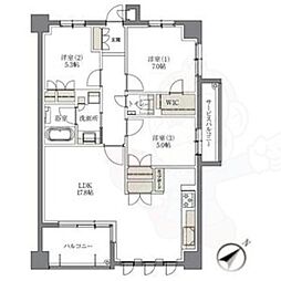 アヴァンセテラス瑞穂日向町 3階3LDKの間取り