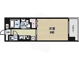 HANANOKI　RISE(花の木ライズ) 3階1Kの間取り
