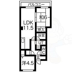物件の間取り