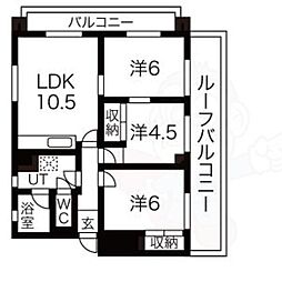 間取図画像 3LDK