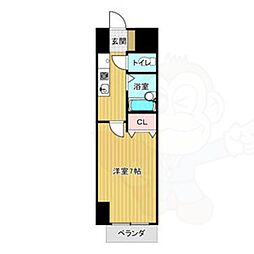 間取図画像 1K