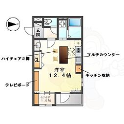 間取図画像 ワンルーム