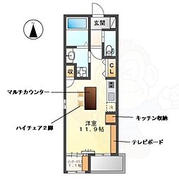 間取図画像 ワンルーム