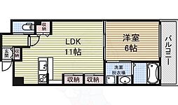 ArsaNEXT 1LDKの間取図画像