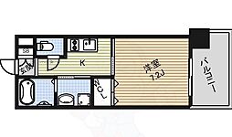 アデグランツ大須 1Kの間取図画像