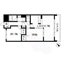 サンマール鳥居通 6階/-