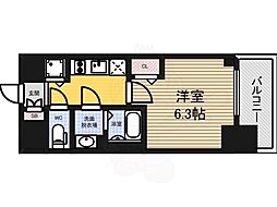 プレサンス上前津リラシス 1Kの間取図画像
