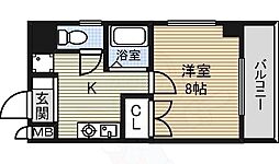 casa桜・千種 1Kの間取図画像