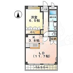 ミロワール赤坪 1階/-