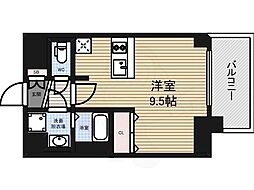 プレサンス上前津リラシス 1Kの間取図画像