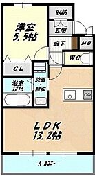 アンベリール 2階