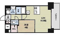 プレサンス丸の内レジデンス3 1LDKの間取図画像