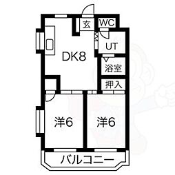 シャトーレ黒川 2階