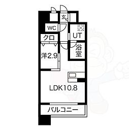 ポルタニグラ千種 1LDKの間取図画像