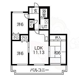 ハピネス八光 4階/-