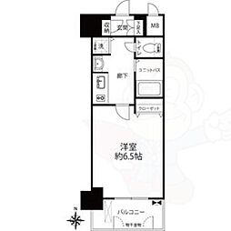 プレサンス新栄デコール 1Kの間取図画像