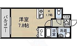 プレサンス名古屋駅前 ワンルームの間取図画像