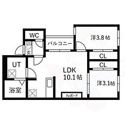 Tidy本陣西 2階