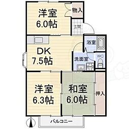 ハピネス幸 2階/-